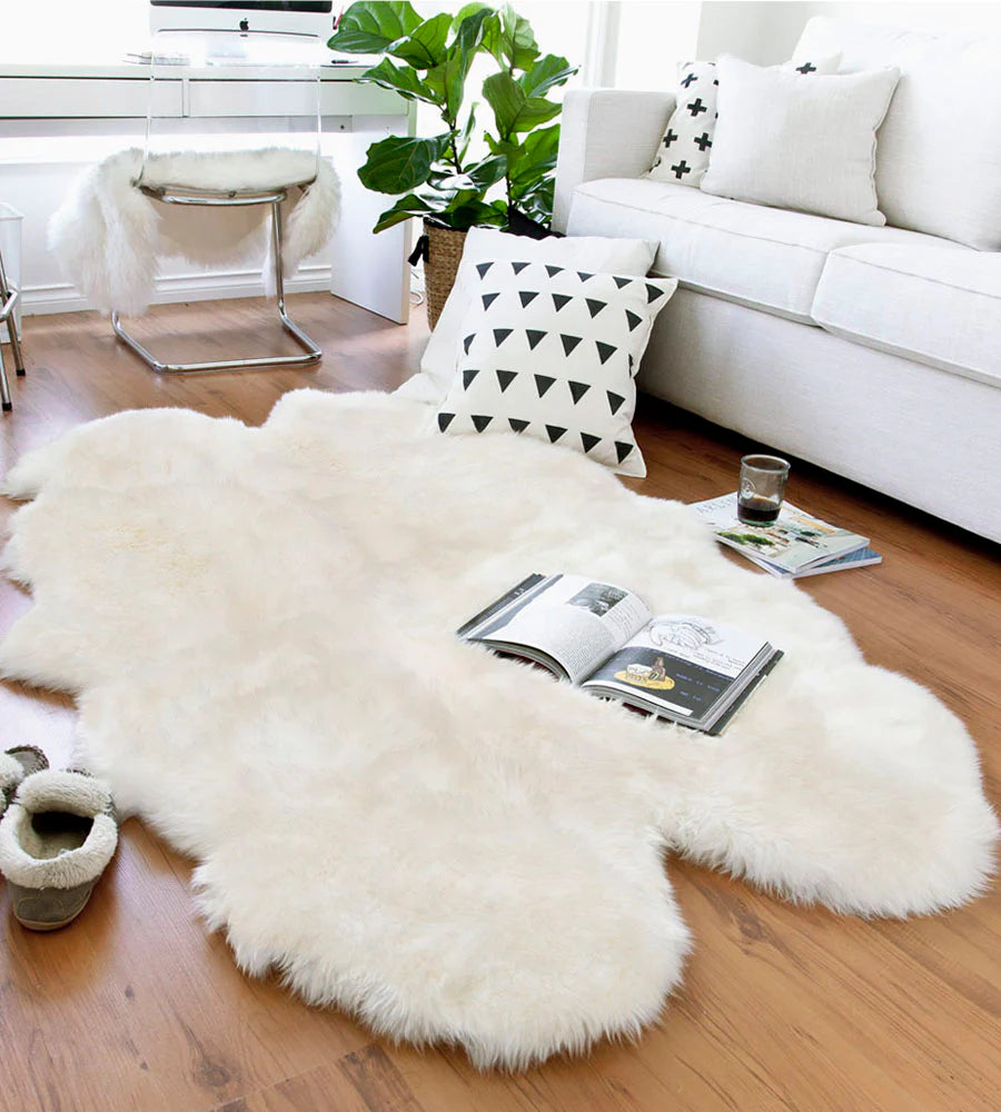 Australian Sheepskin Rug x Grey Home