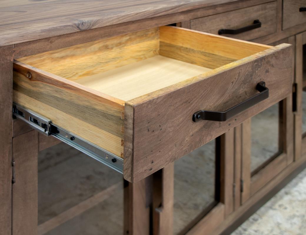 HLHF Natural Parota Console Living, Occasional, Sideboards & Buffets Furniture Store Burlington Ontario Near Me