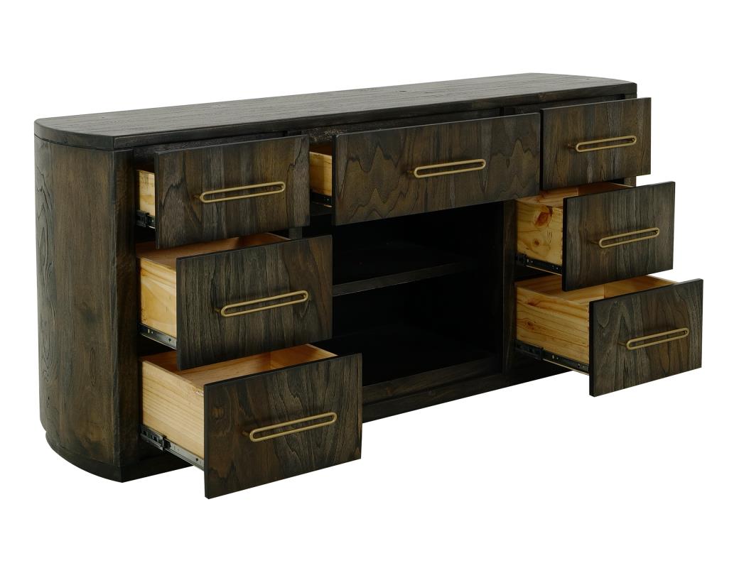 HLHF Black Balam Console Living, Occasional, Sideboards & Buffets Furniture Store Burlington Ontario Near Me