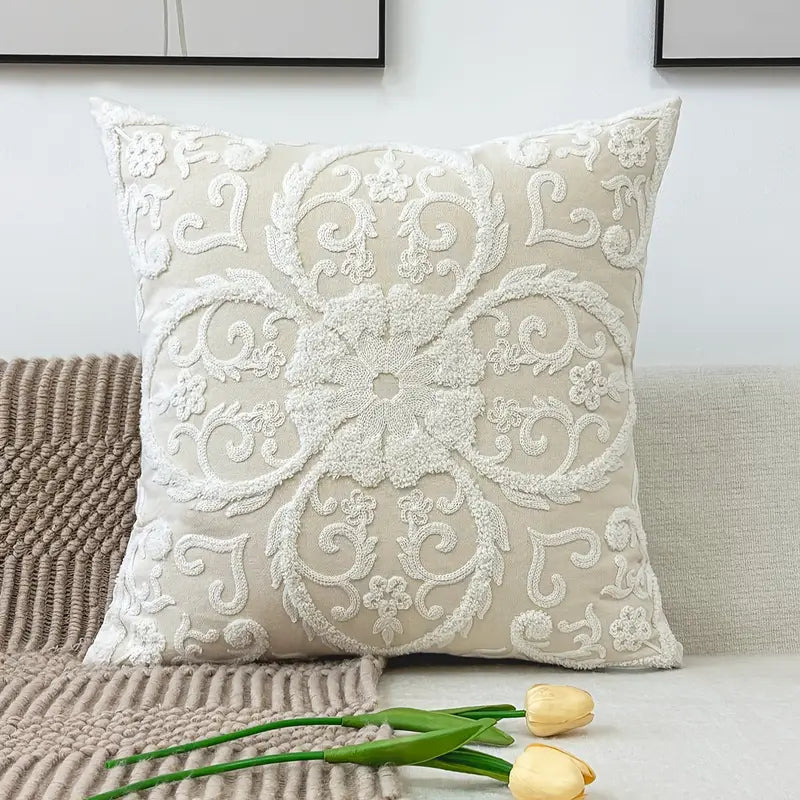 HLHF Bohemian Flower Pillow Accessories, Grey Home Furniture Store Burlington Ontario Near Me
