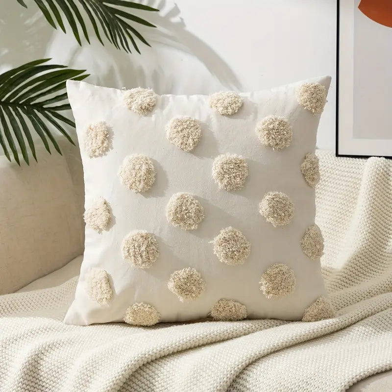 HLHF Bohemian Dot Pillow Accessories, Grey Home Furniture Store Burlington Ontario Near Me
