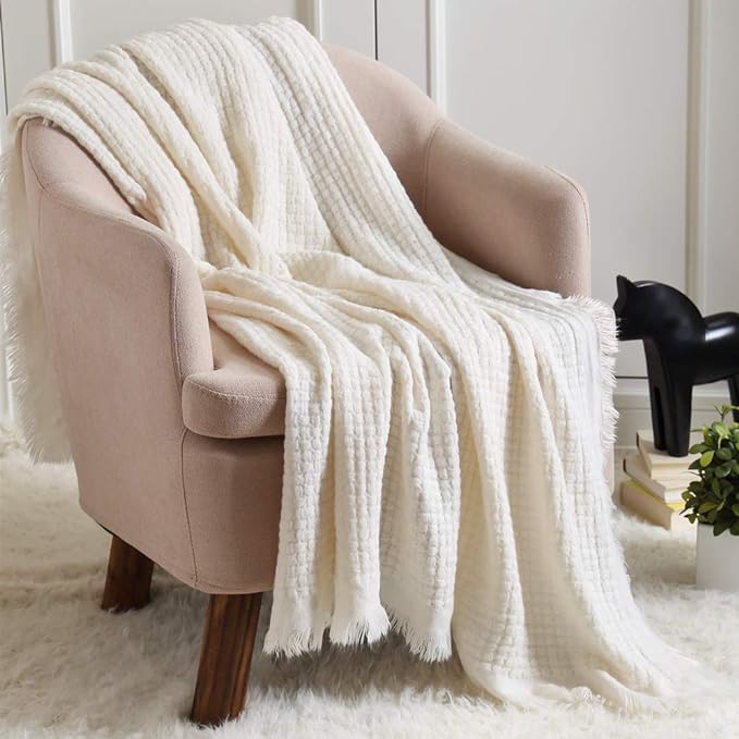 HLHF Waffle Throw Accessories Furniture Store Burlington Ontario Near Me