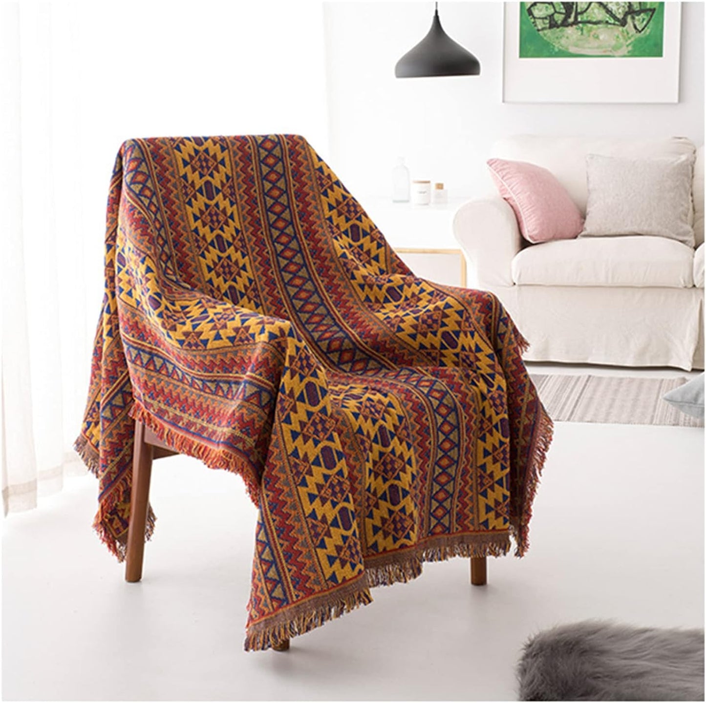 HLHF Geo Throw Blanket Accessories Furniture Store Burlington Ontario Near Me