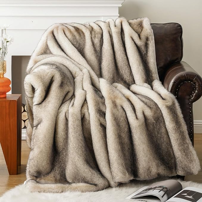 Kace Faux Fur Throw