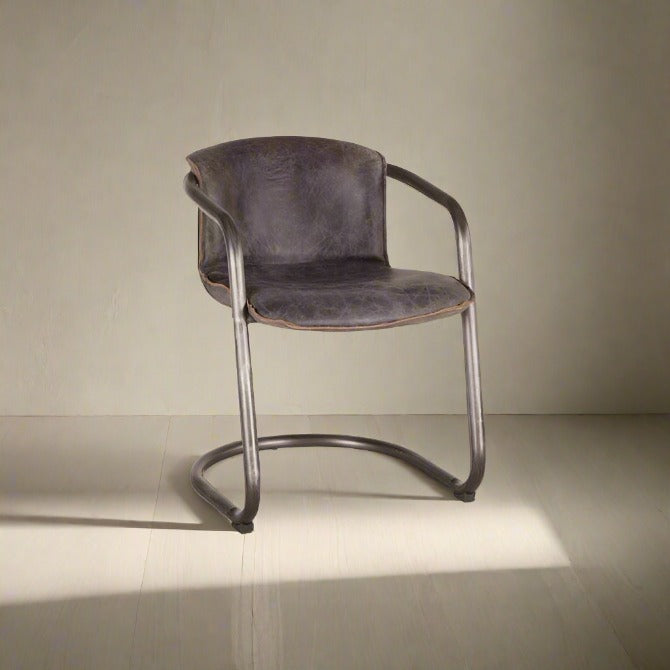 HLHF Normandy Leather Dining Chair Dining Furniture Store Burlington Ontario Near Me