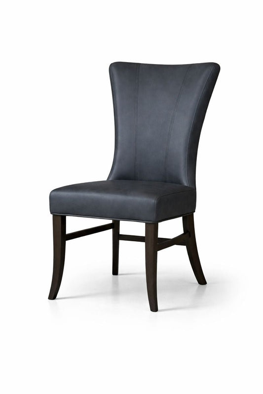 HLHF Winged Coated Fabric Dining Chair - Charcoal Dining Furniture Store Burlington Ontario Near Me