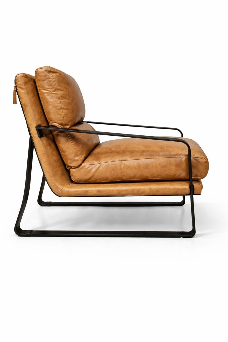 HLHF 1102 Draft Leather Accent Chair Accent Chairs, Living Furniture Store Burlington Ontario Near Me