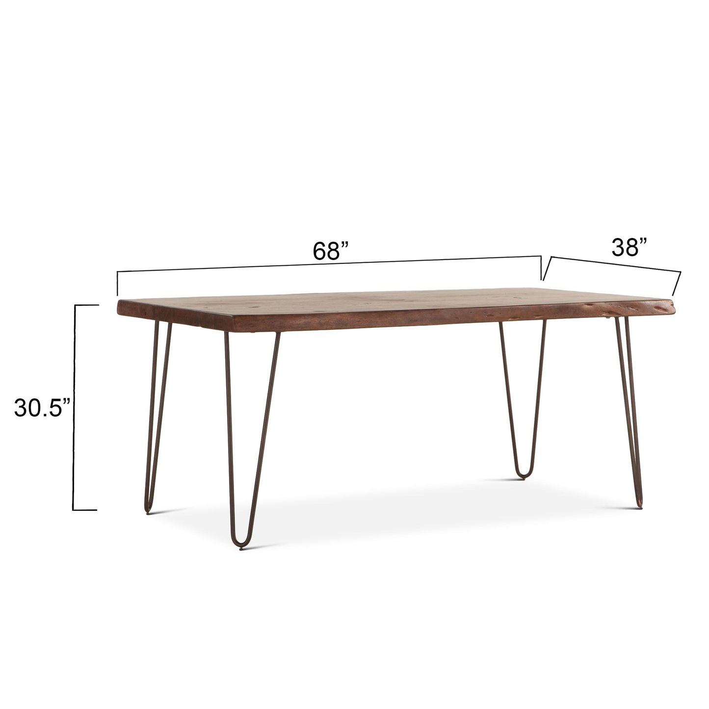 Vail Live Edge Dining Table