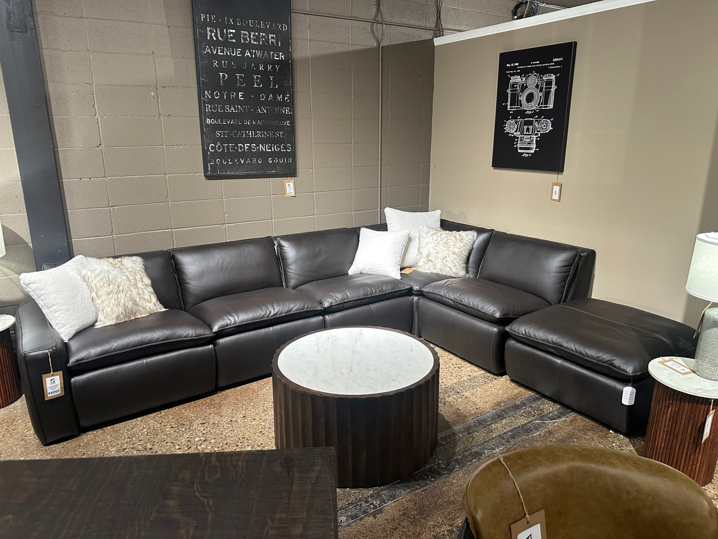 Oslo Mountain Leather Sectional