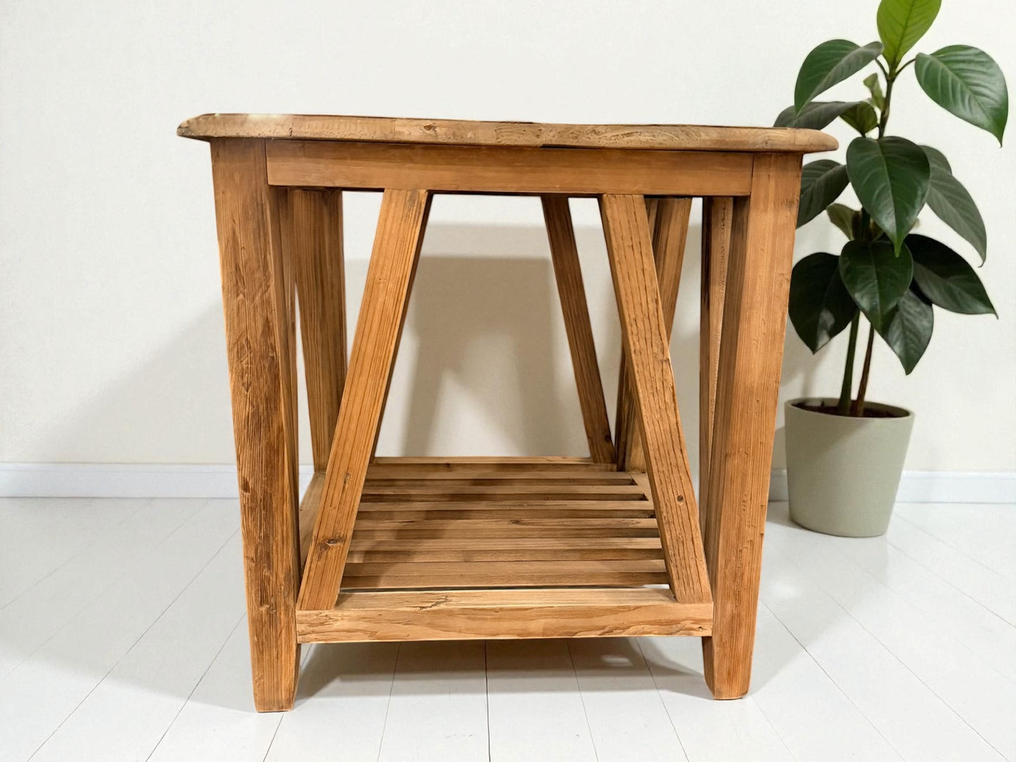 Bleached Pine Side Table