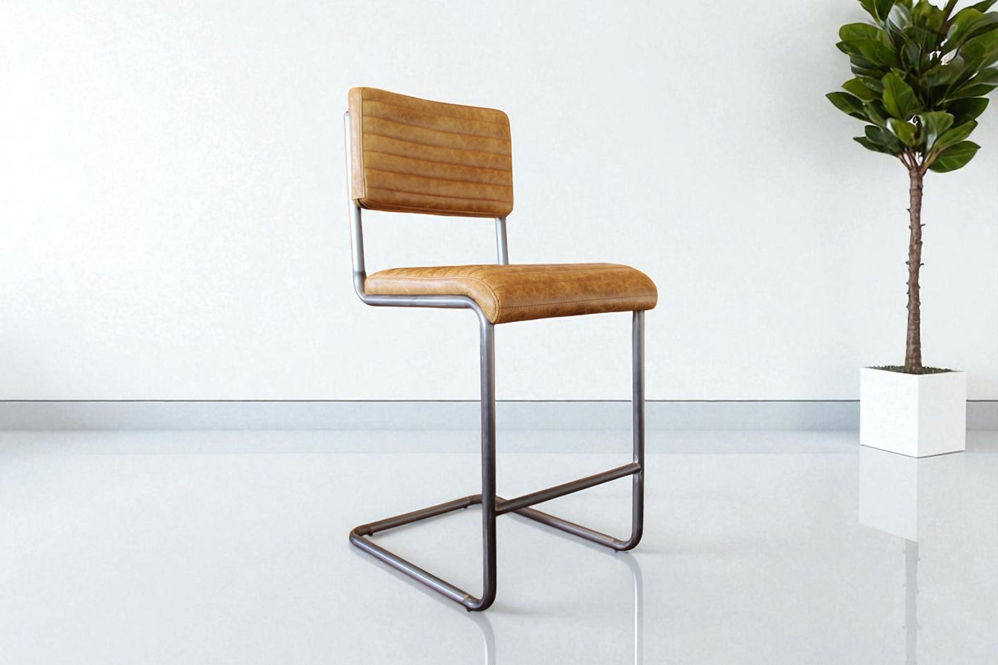 HLHF Dover Leather Stool Stools & Bars Furniture Store Burlington Ontario Near Me