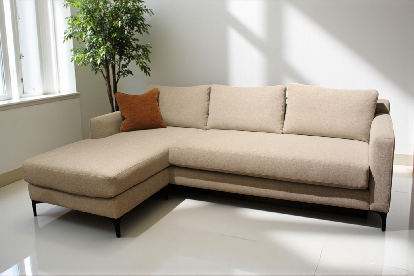 HLHF Dawson Fabric Sectional Living Furniture Store Burlington Ontario Near Me