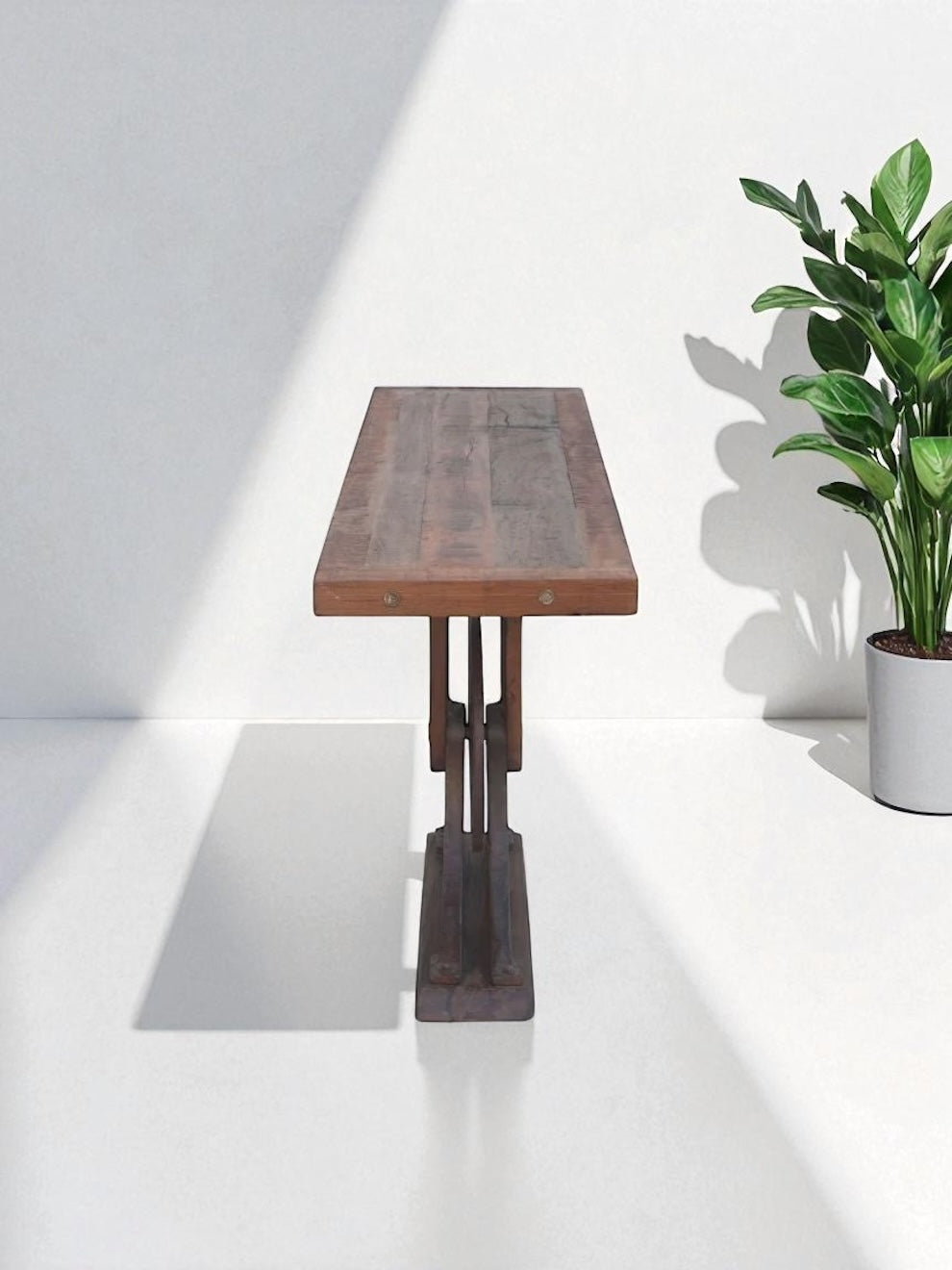 HLHF Whitley Reclaimed Wood Console Occasional Furniture Store Burlington Ontario Near Me