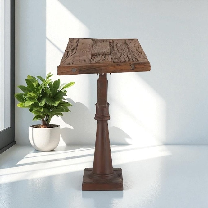 HLHF Industrial Loft Reclaimed Teak Console Living, Occasional Furniture Store Burlington Ontario Near Me