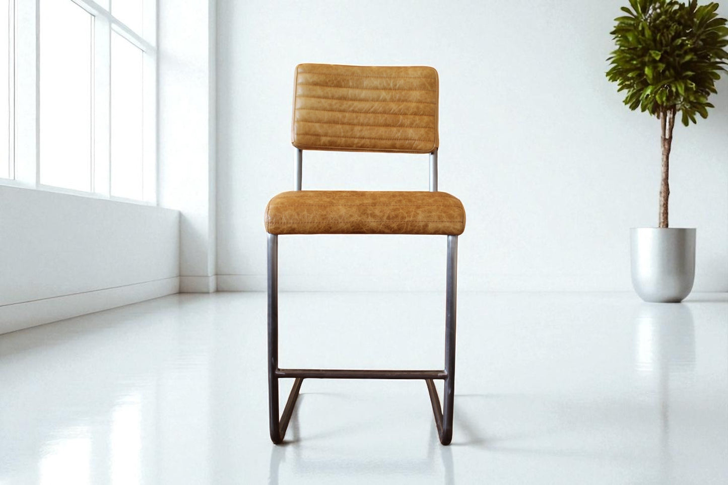HLHF Dover Leather Stool Stools & Bars Furniture Store Burlington Ontario Near Me