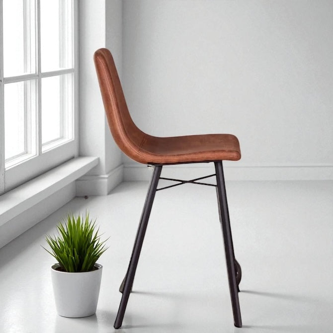 HLHF Sam Counter Stool - Trapper Brown Stools, Stools & Bars Furniture Store Burlington Ontario Near Me