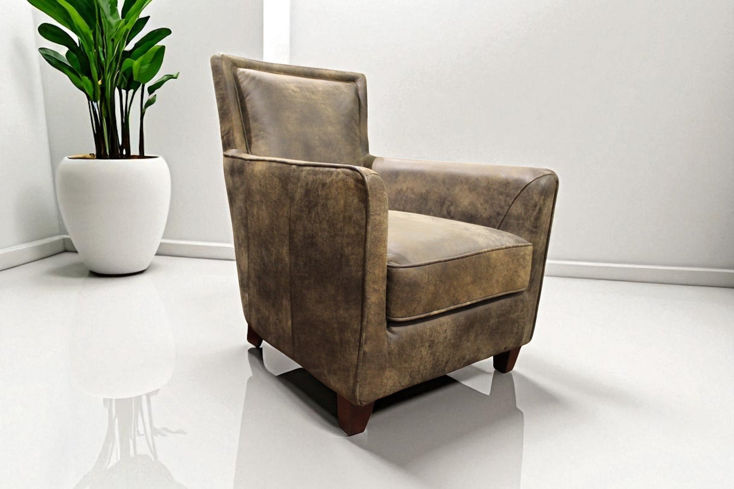 HLHF Bonanza Dark Brown Chair Accent Chairs, Living Furniture Store Burlington Ontario Near Me