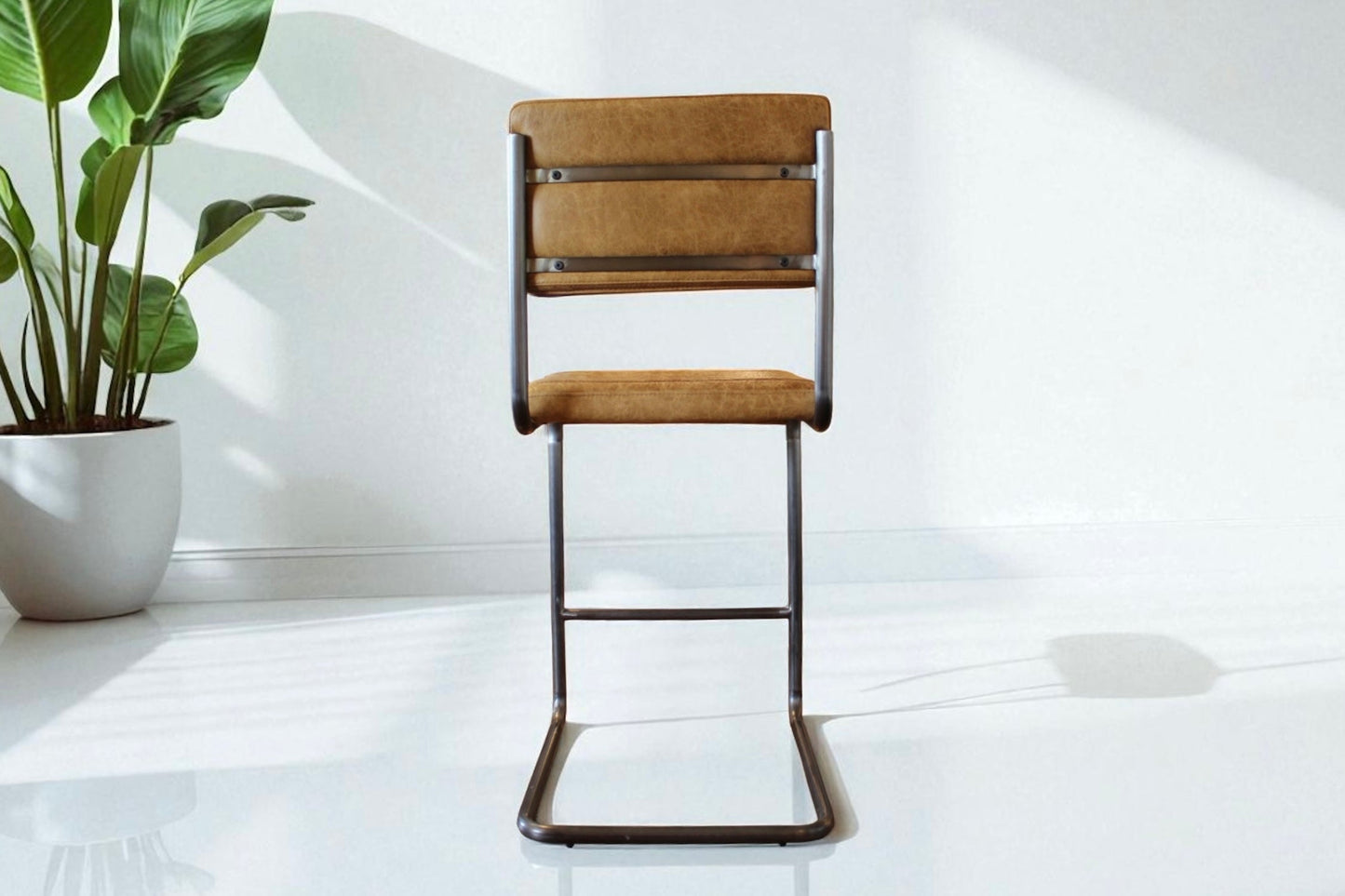 HLHF Dover Leather Stool Stools & Bars Furniture Store Burlington Ontario Near Me