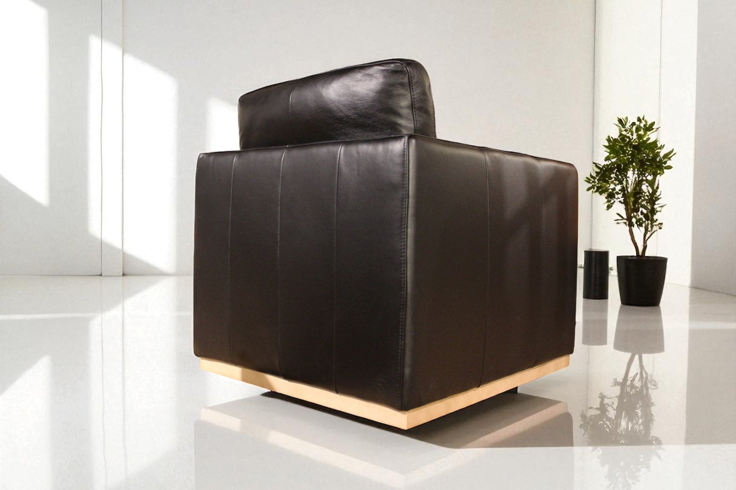 HLHF Club Swivel Accent Chair - Black Accent Chairs, Living Furniture Store Burlington Ontario Near Me
