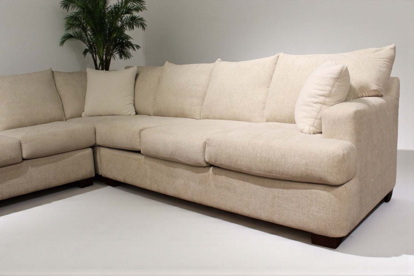 HLHF Kinston Fabric Sectional - Artesia Opal Living Furniture Store Burlington Ontario Near Me