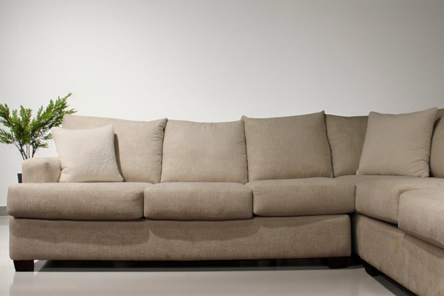 HLHF Kinston Fabric Sectional - Artesia Opal Living Furniture Store Burlington Ontario Near Me