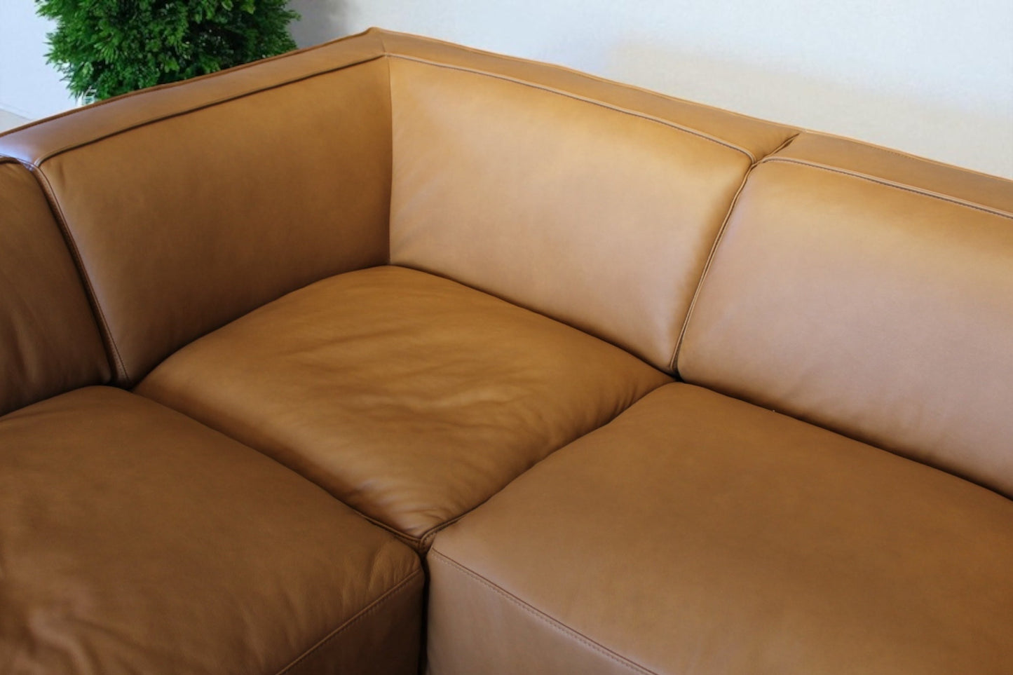 HLHF Oslo Antelope Leather Sectional Living Furniture Store Burlington Ontario Near Me