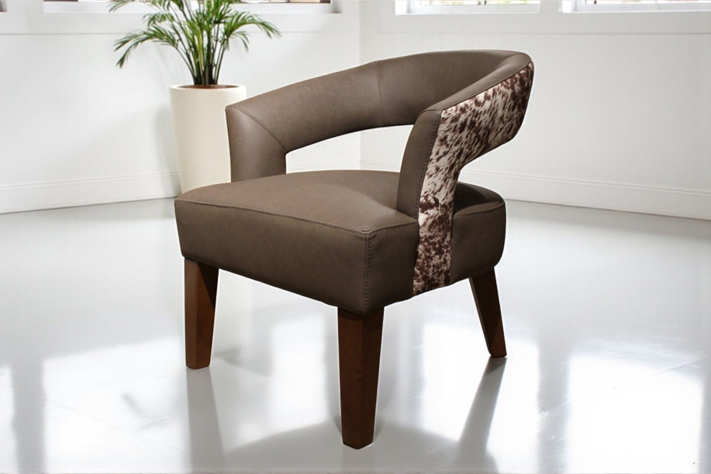 HLHF Cowabunga Leather Chair Accent Chairs, Living, New Arrivals Furniture Store Burlington Ontario Near Me