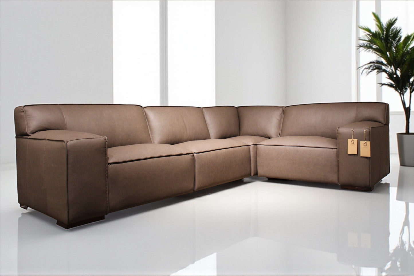 HLHF Maestro Leather Sectional Living, New Arrivals Furniture Store Burlington Ontario Near Me