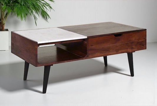 HLHF Carter 69 Marble Lift Top Coffee Table Occasional Furniture Store Burlington Ontario Near Me