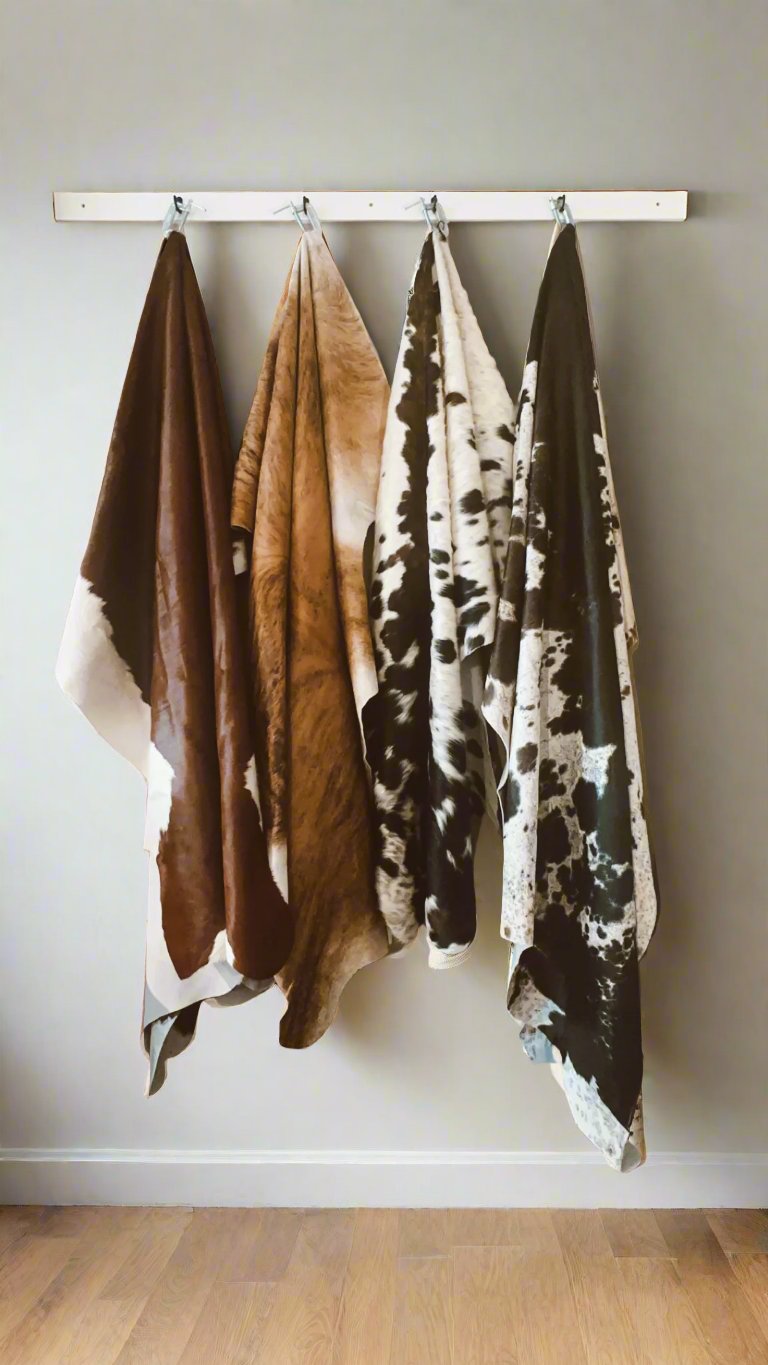 HLHF Natural Cowhide Accessories Furniture Store Burlington Ontario Near Me