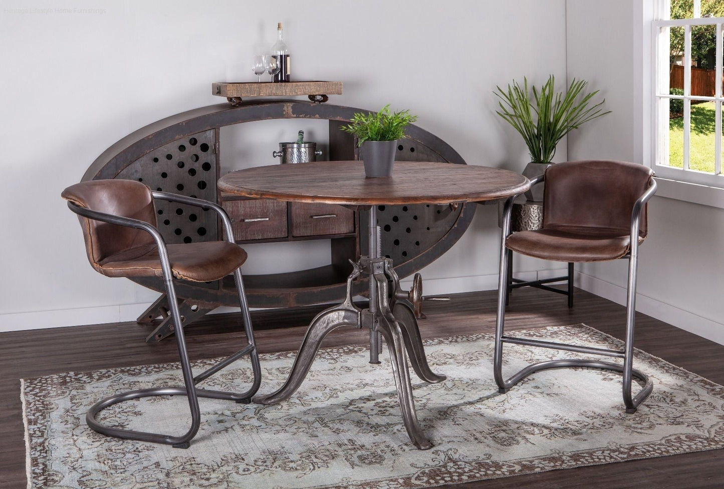 HLHF Industrial Loft 48" Pub Table Dining Furniture Store Burlington Ontario Near Me