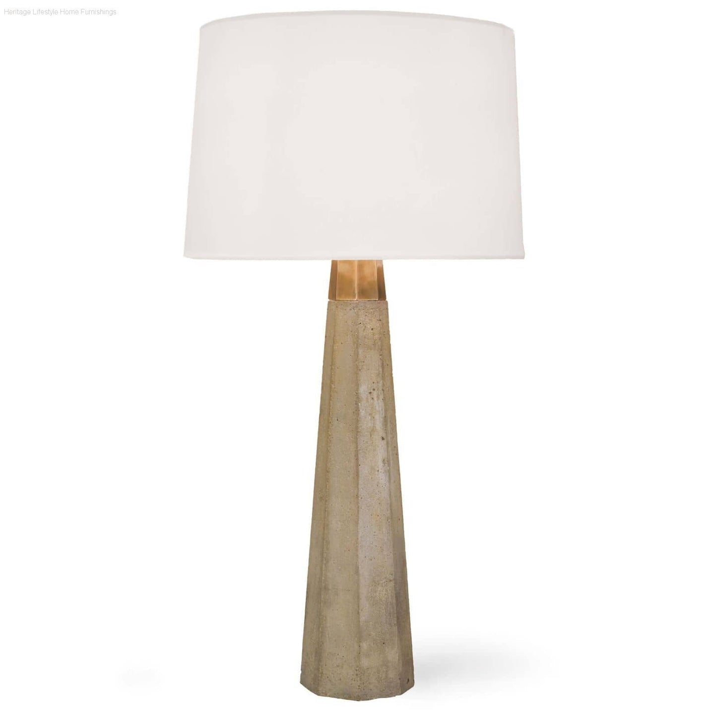 HLHF Beretta Concrete Table Lamp (131051) Lighting Furniture Store Burlington Ontario Near Me