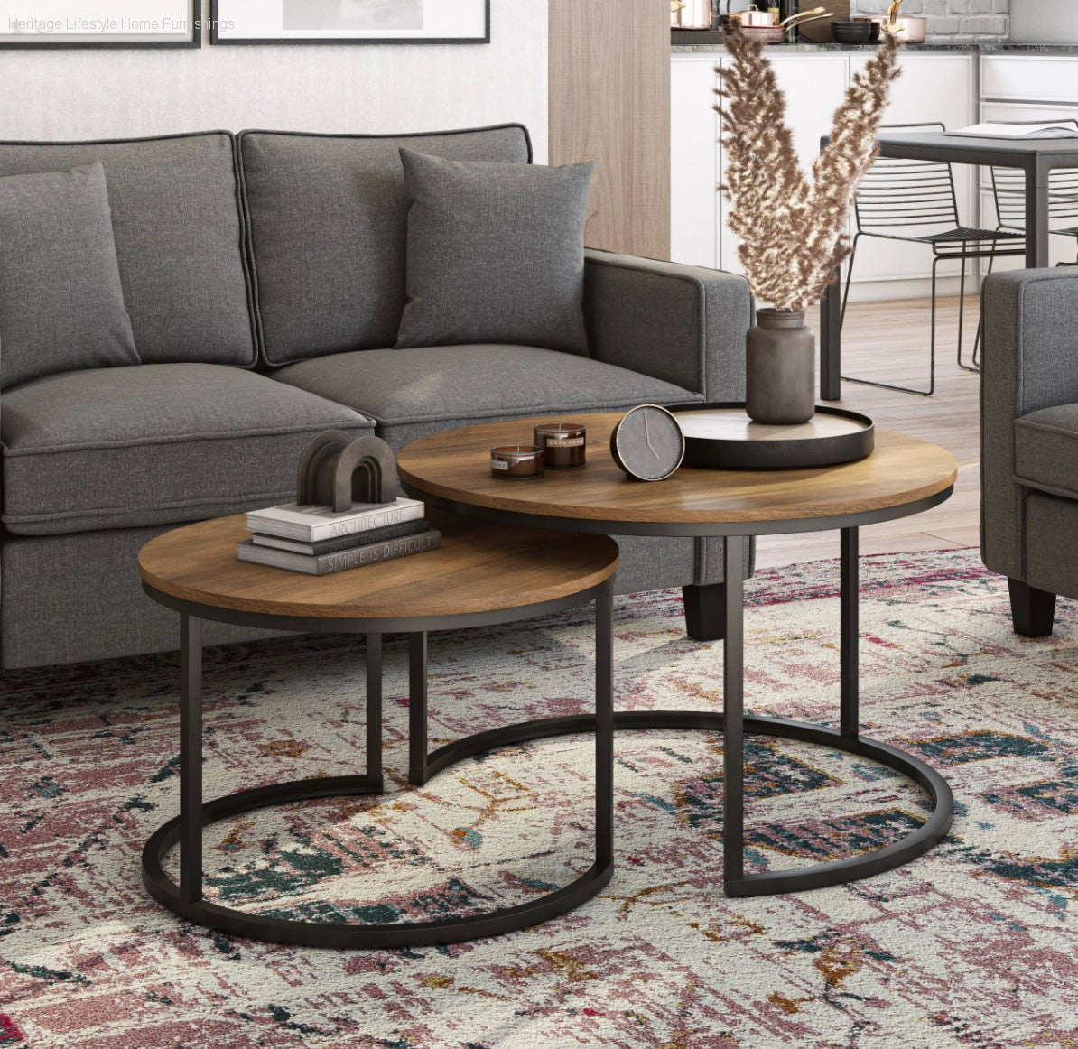 HLHF Carter 1007 Nesting Coffee Tables Occasional Furniture Store Burlington Ontario Near Me