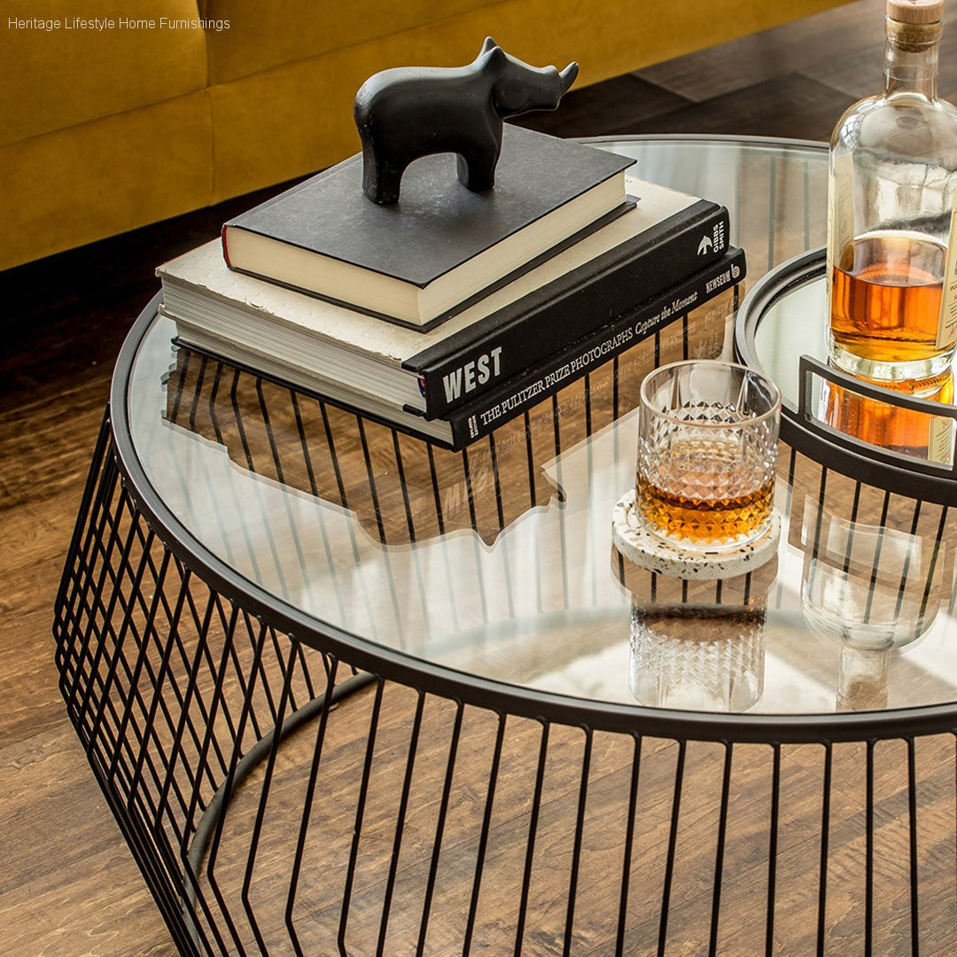 HLHF Cyclone Coffee Table - Black Occasional Furniture Store Burlington Ontario Near Me