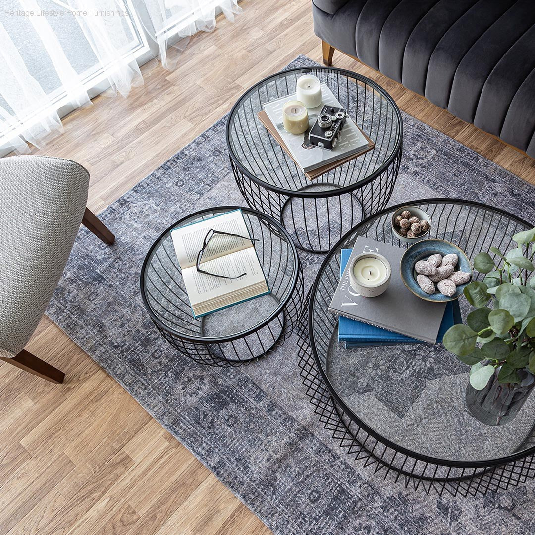 HLHF Cyclone Coffee Table - Black Occasional Furniture Store Burlington Ontario Near Me