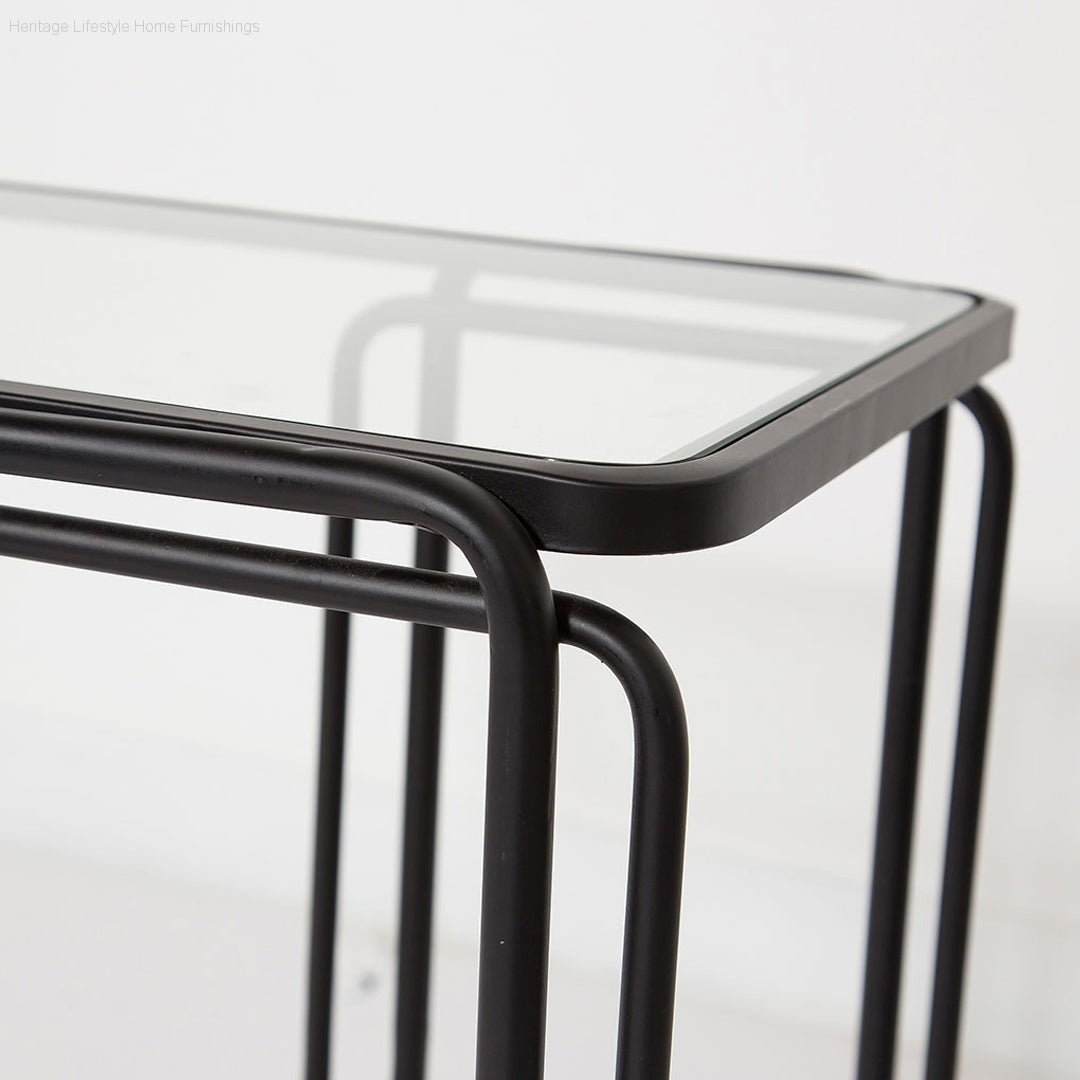 HLHF Deco Side Table - Black Living, Occasional Furniture Store Burlington Ontario Near Me