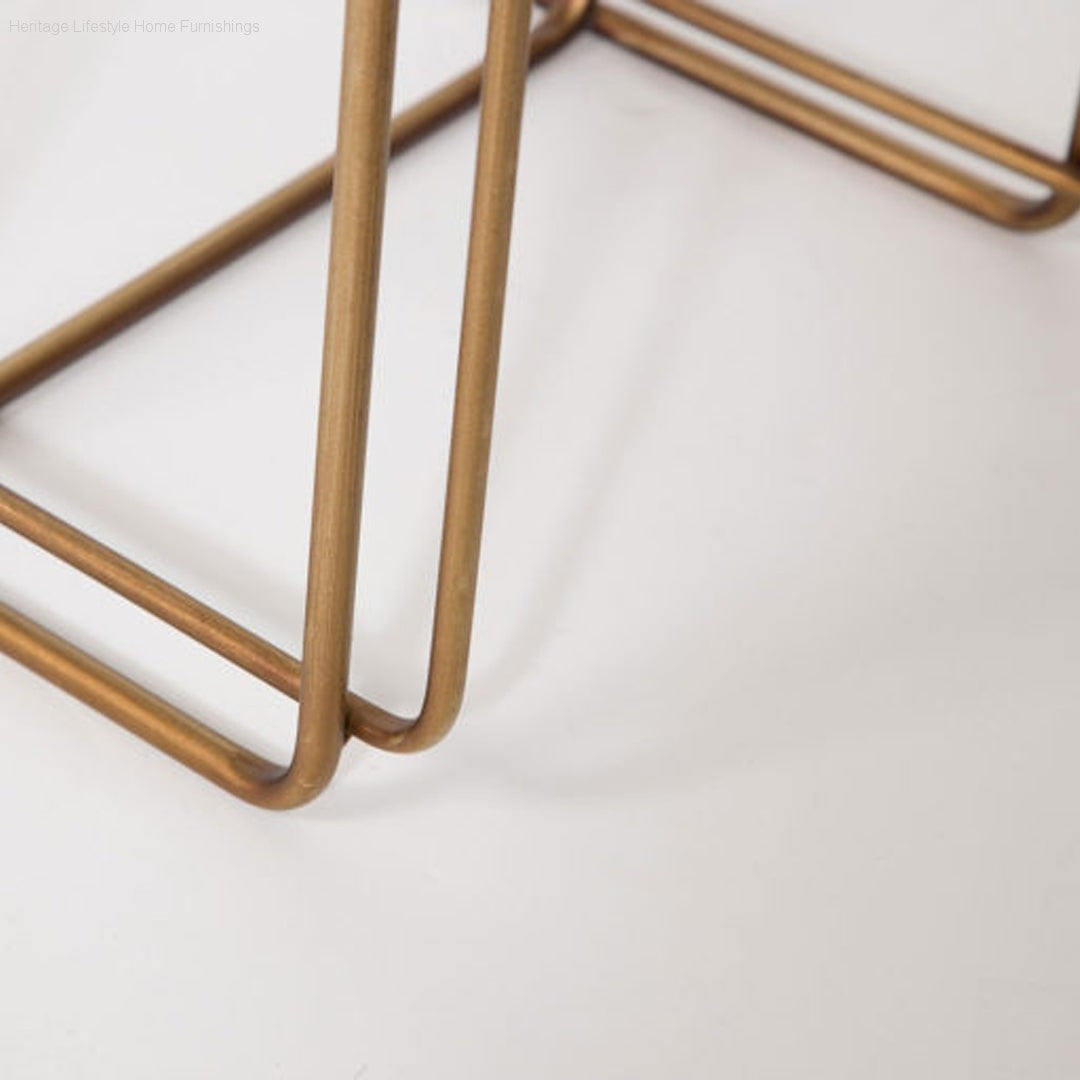 HLHF Deco Side Table - Gold Living, Occasional Furniture Store Burlington Ontario Near Me