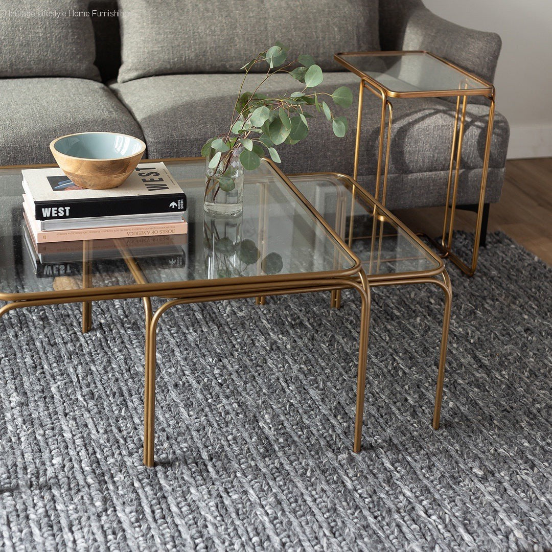 HLHF Deco Side Table - Gold Living, Occasional Furniture Store Burlington Ontario Near Me