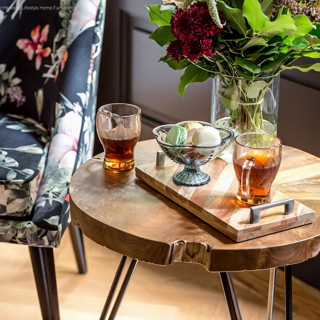 HLHF Natura Round Side Table Living, Occasional Furniture Store Burlington Ontario Near Me