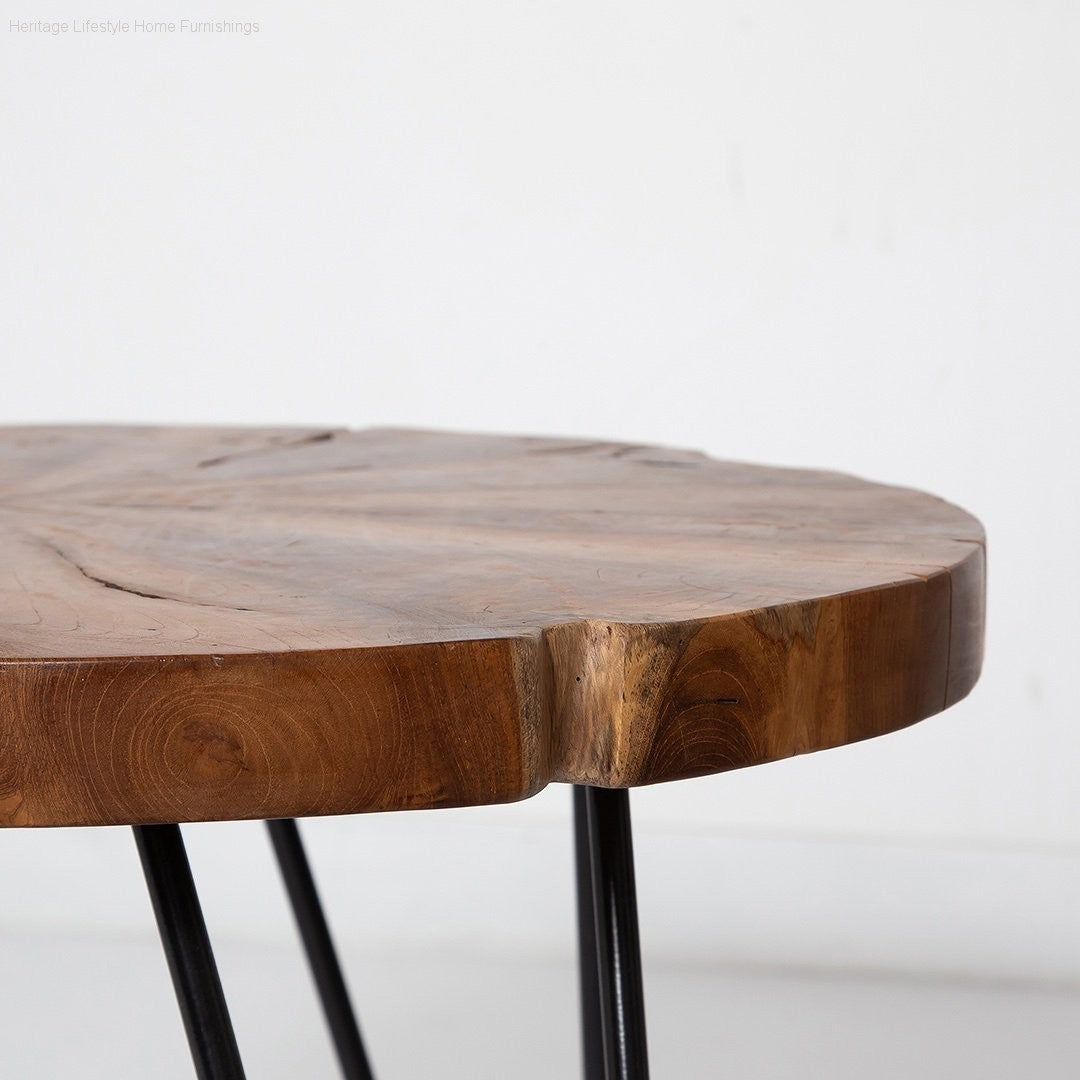 HLHF Natura Round Side Table Living, Occasional Furniture Store Burlington Ontario Near Me
