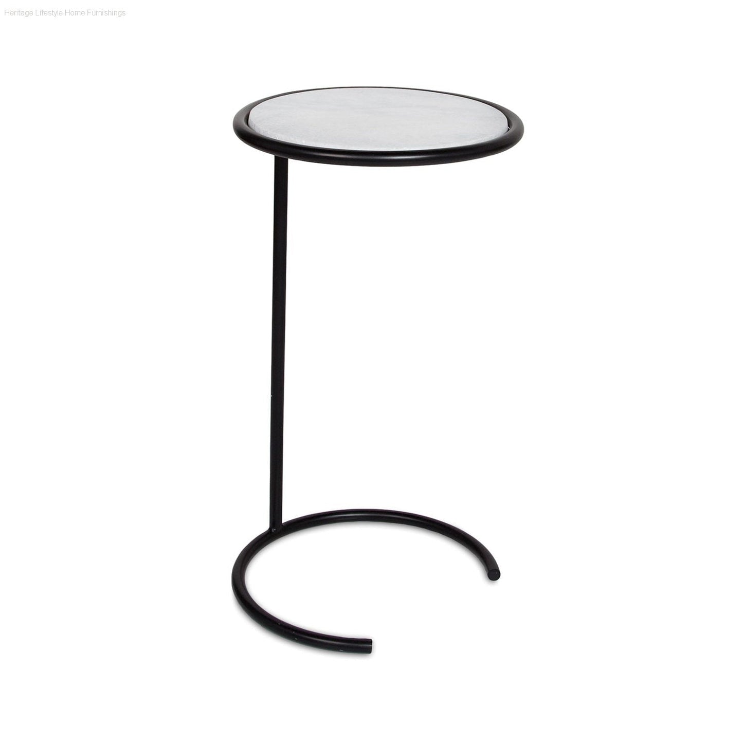 HLHF Noble Side Table - Black & Gold Living, Occasional Furniture Store Burlington Ontario Near Me