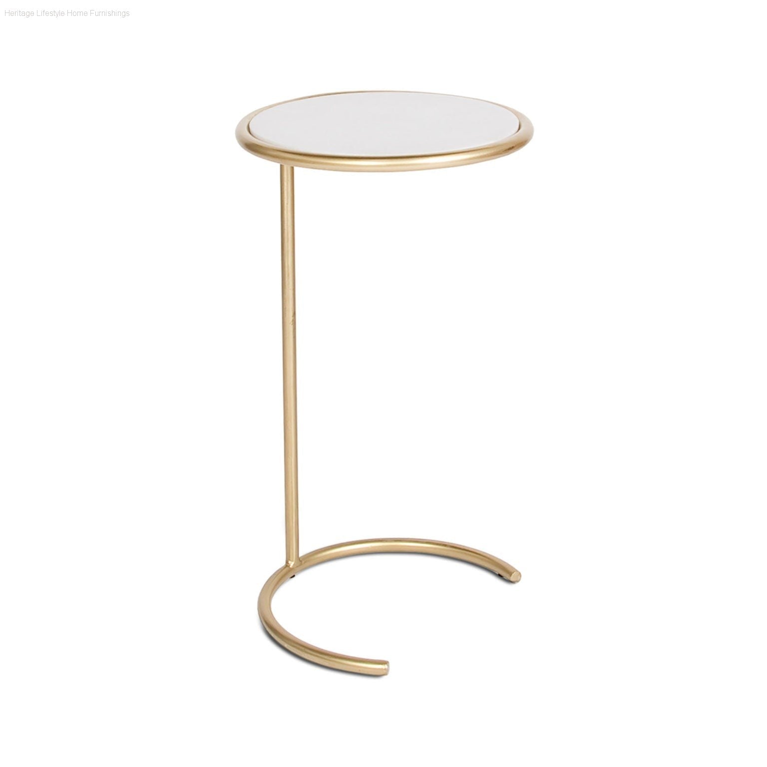HLHF Noble Side Table - Black & Gold Living, Occasional Furniture Store Burlington Ontario Near Me