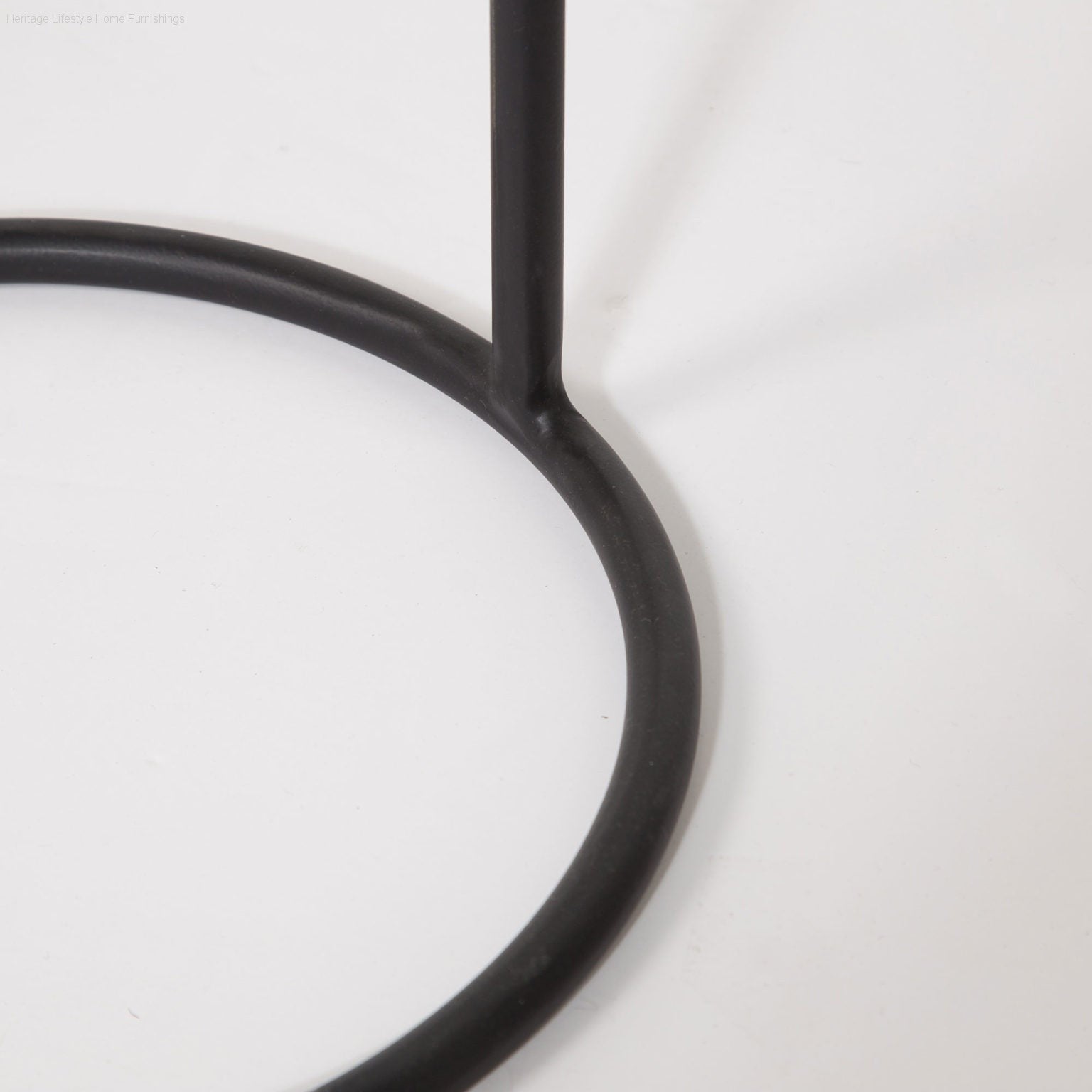 HLHF Noble Side Table - Black & Gold Living, Occasional Furniture Store Burlington Ontario Near Me