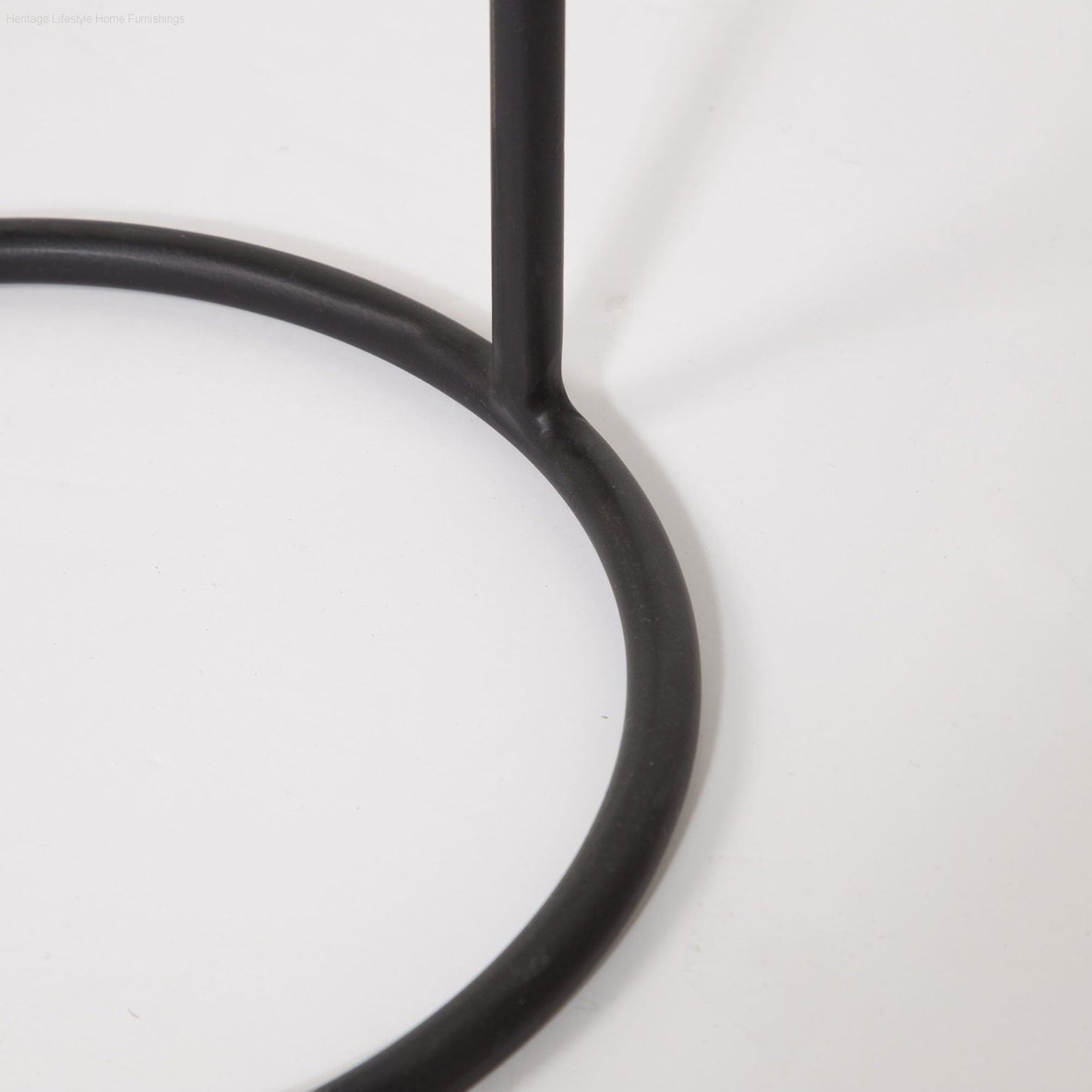 HLHF Noble Side Table - Black & Gold Living, Occasional Furniture Store Burlington Ontario Near Me