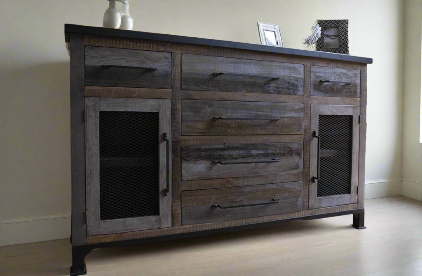 HLHF Loft Brown Buffet Dining Furniture Store Burlington Ontario Near Me