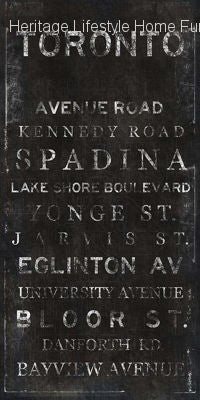 HLHF City Typography Wall Art Wall Art Furniture Store Burlington Ontario Near Me