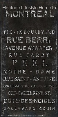 HLHF City Typography Wall Art Wall Art Furniture Store Burlington Ontario Near Me