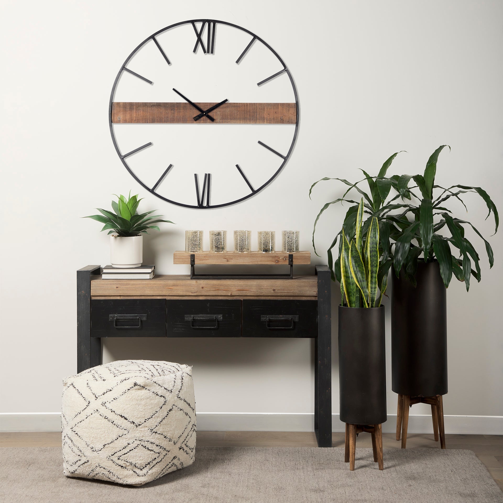 HLHF Roman 36" Clock Accessories, New Arrivals Furniture Store Burlington Ontario Near Me 