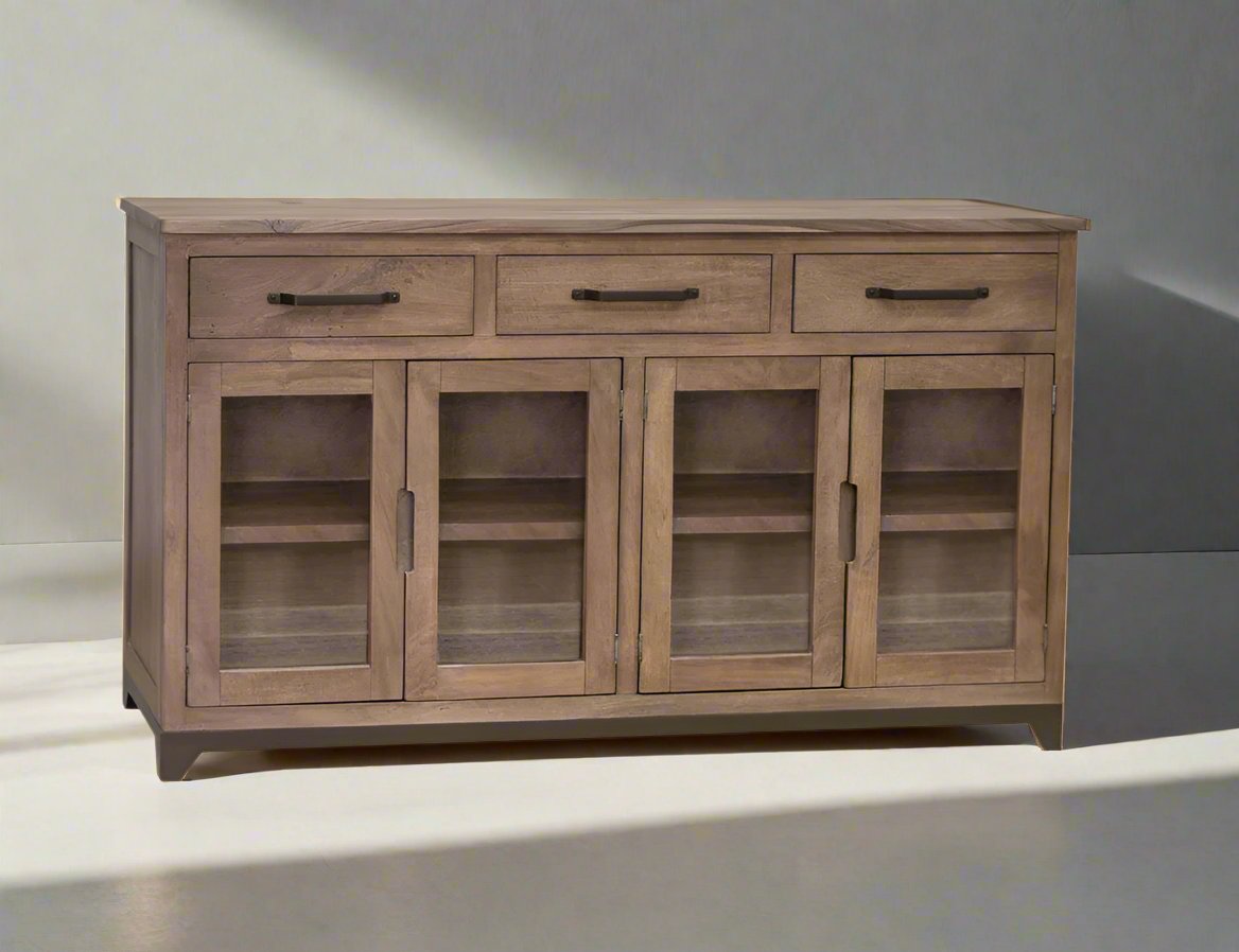 HLHF Natural Parota Console Living, Occasional, Sideboards & Buffets Furniture Store Burlington Ontario Near Me 