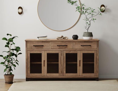HLHF Natural Parota Console Living, Occasional, Sideboards & Buffets Furniture Store Burlington Ontario Near Me 